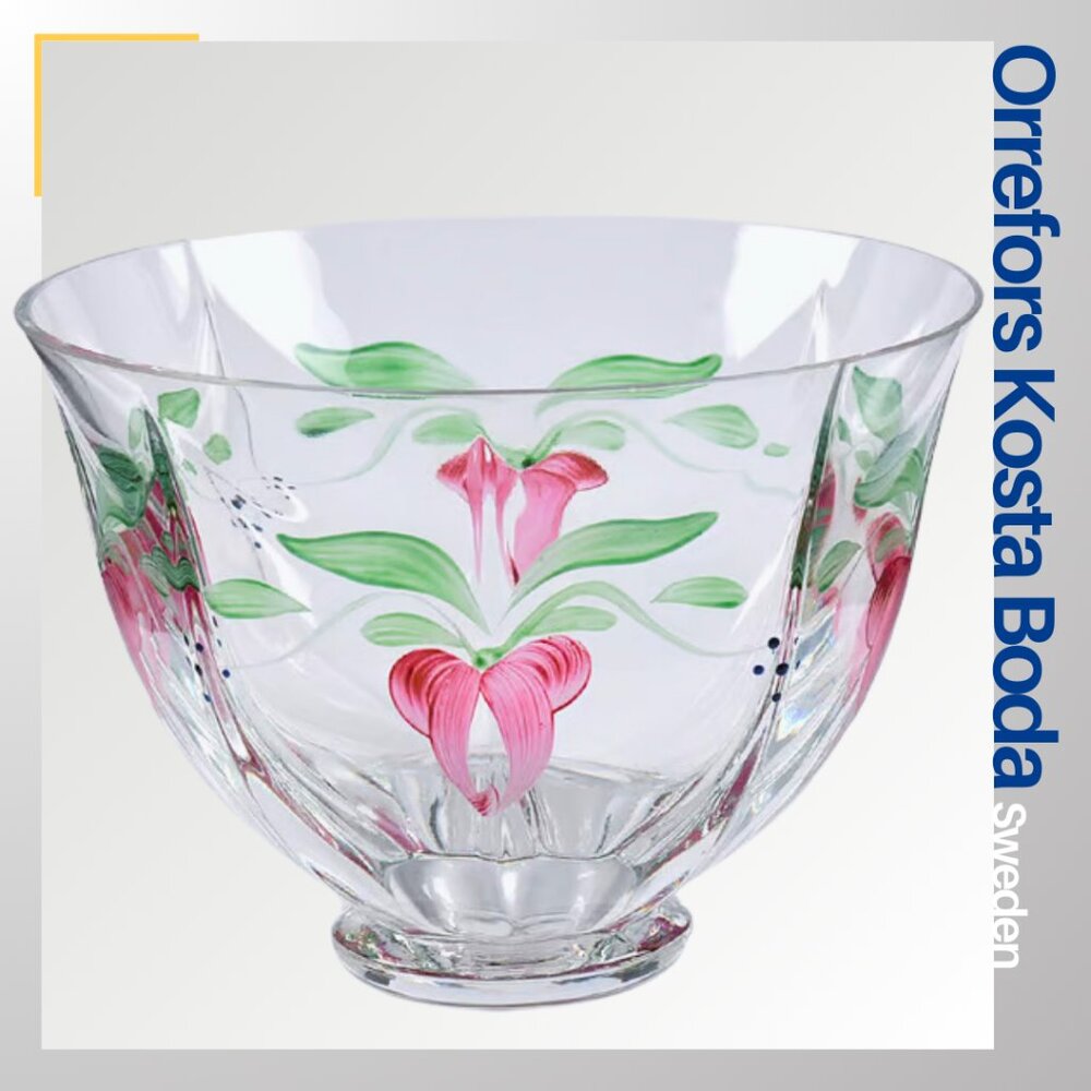 ORREFORS Sweden Rare Maja 5" Round Bowl